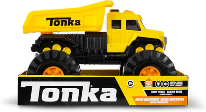 Tonka Mega Machines, caminhão basculante, brinquedos de presente de construção infantil para meninos e meninas, conjunto de veículos de construção para crianças, adequado para crianças de 3 anos ou mais