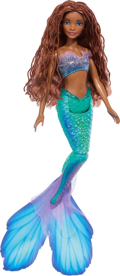 Conjunto de Bonecas Disney A Pequena Sereia: Ariel e suas Irmãs – 3 Bonecas Sereias Fashion (Mala, Karina e Ariel) – HND29