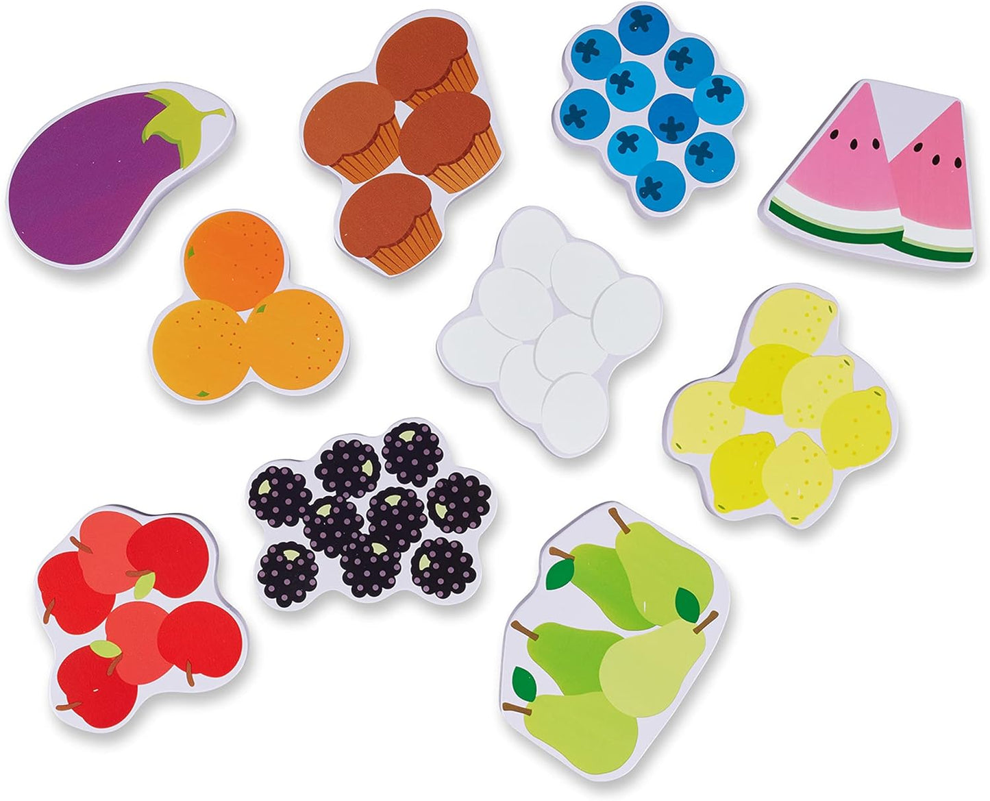 Melissa & Doug As pistas de Blue e você! Quebra-cabeça robusto de madeira - alfabeto