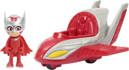 PJ Masks Conjunto de Brinquedo  "Save the Sky" com Figura da Corujita (Owlette) – Presente para Crianças (JP PJMC1200)