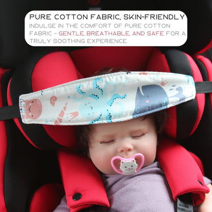 PandaEar - Kit com 2 Suportes de Cabeça para Bebê em Cadeirinha de Carro, Faixas de Apoio de Cabeça para Bebê e Criança, Apoio de Cabeça para Alívio da Pescoço em Carrinhos de Bebê e Cadeirinhas de Carro