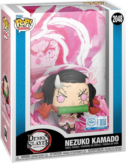 Funko Pop! Capa do jogo Demon Slayer - Nezuko - Figura colecionável de vinil - Ideia para presente - Produtos oficiais - Brinquedos para crianças e adultos - Fãs de anime - Figura modelo para colecionadores e exposição