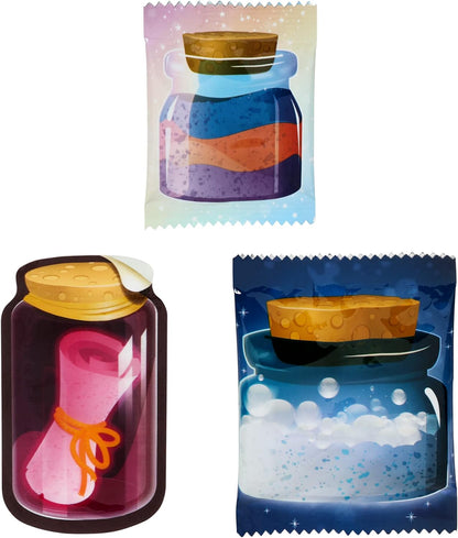 Magic Mixies Caldeirão mágico de fogo surpresa de gema mágica - revele um mixie de pelúcia não eletrônico e um anel mágico com uma revelação pop-up do caldeirão efervescente