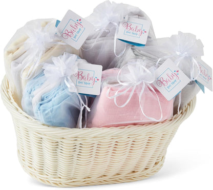 Baby Box Shop - Paninhos de musselina para bebês meninos, 100% algodão macio, para usar como capa de amamentação, paninhos de mão e paninhos de arroto, itens essenciais para bebês recém-nascidos