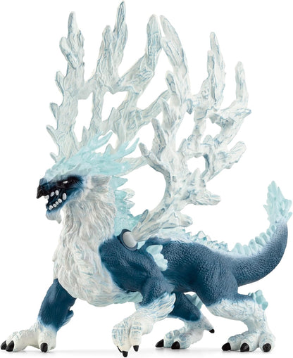 Schleich 70790 ELDRADOR CREATURES Estatueta de dragão de gelo para maiores de 7 anos