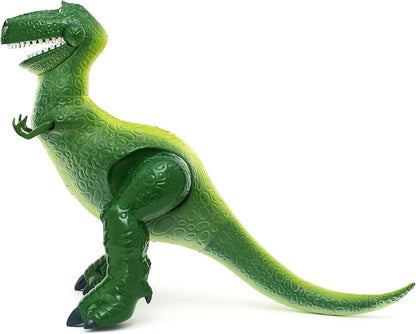 Disney Boneco de ação interativo e falante do Rex, oficial da Store, do filme Toy Story da Pixar, 34 cm/13 polegadas. Brinquedo T-Rex com mais de 15 frases em inglês, interage com outros personagens, para crianças a partir de 3 anos.