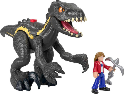 Imaginext Jurassic World Indoraptor e Maisie