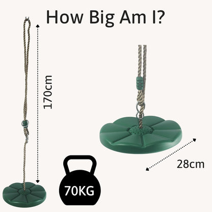 Jaques of London Conjunto de balanços de botões | Assento para balanço de jardim ao ar livre | Equipamentos para recreação infantil ao ar livre | Balanço de jardim infantil | Desde 1795