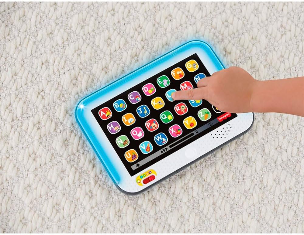 Fisher-Price Laugh & Learn JNH91 Smart Stages Bandeja de Aprendizagem Interativa, Brinquedo com Música e Luzes para Meninos e Meninas, a partir de 1 Ano de Idade, Versão em Espanhol