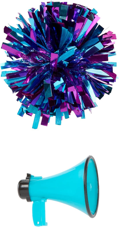 Bratz Boneca Play Sportz Sasha, líder de torcida, com acessórios, nas cores vermelha, branca e azul.