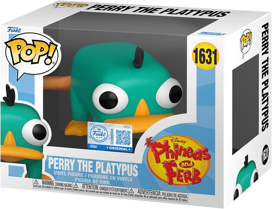 Funko Pop! Disney: Phineas e Ferb - Perry, o Ornitorrinco - Figura de vinil colecionável - Ideia para presente - Produtos oficiais - Brinquedos para crianças e adultos - Fãs de anime - Figura modelo para colecionadores e exposição