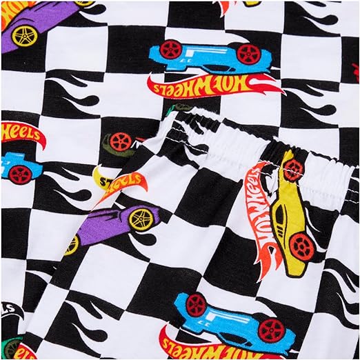 Hot Wheels Conjunto de pijamas para niños, regalos de coche para niños