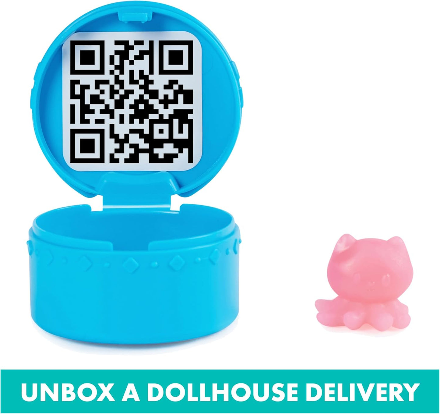 Gabby’s Dollhouse, Piscina de Brincar Purr-ific com Figuras da Gabby e da Sereia Gata, Caudas de Sereia que Mudam de Cor e Acessórios para Piscina - Brinquedo Infantil para Crianças a partir de 3 Anos - Azul