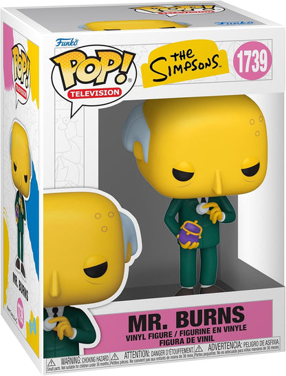 Funko Pop! TV: Os Simpsons - Sr. Burns - Figura de vinil colecionável - Ideia para presente - Produtos oficiais - Brinquedos para crianças e adultos - Fãs de TV - Figura modelo para colecionadores e exposição