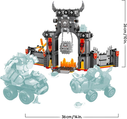 LEGO Super Mario: Mario Kart – Castelo do Bowser - Conjunto interativo com 2 carros e 4 figuras, incluindo Yoshi - Presente perfeito para crianças a partir de 9 anos - 72039