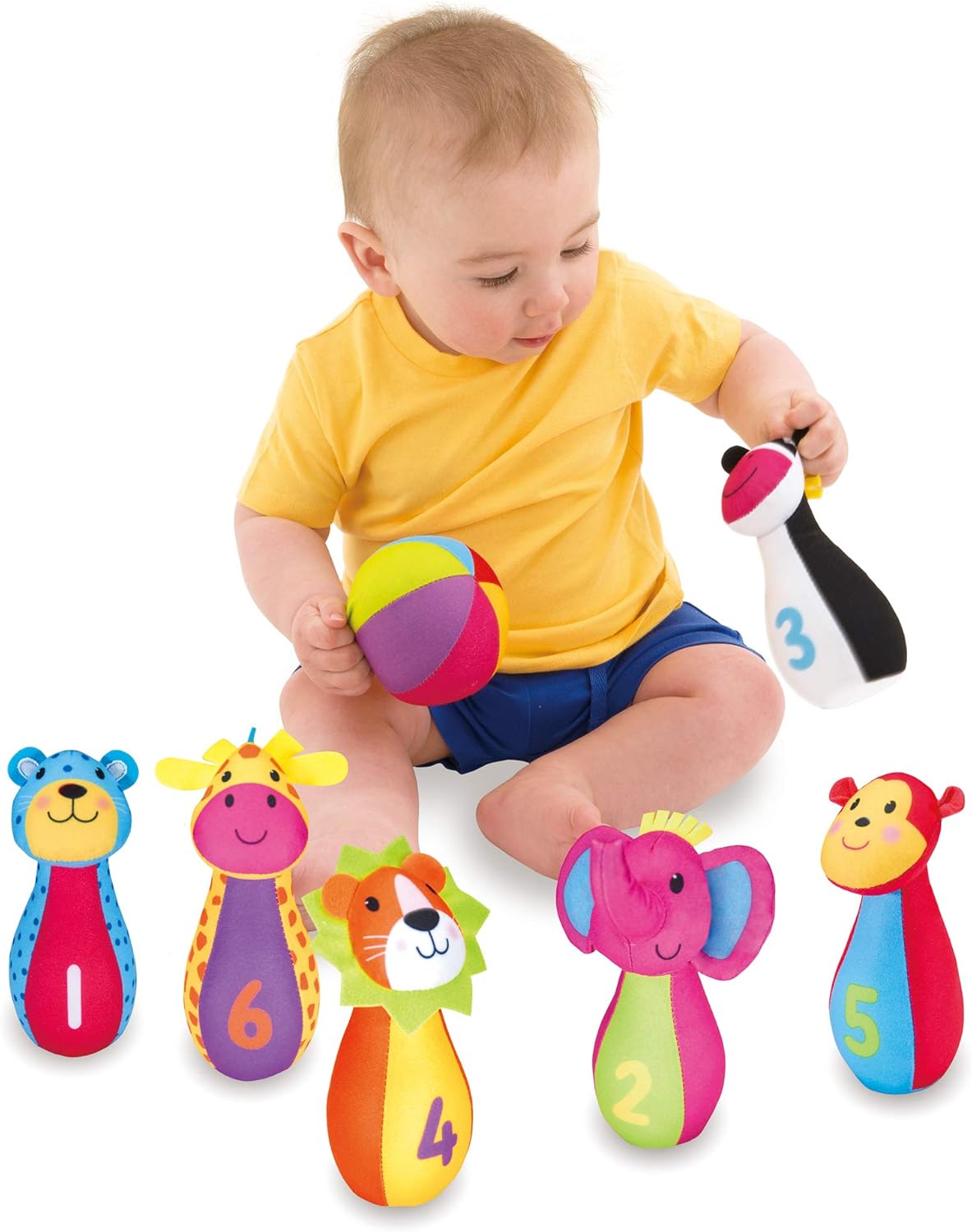 Galt Toys, Jungle Pals Skittles, brinquedos de atividades para bebês, a partir de 12 meses