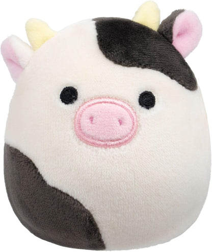 Squishmallows Kit com 3 Originais MallowMees de 3,5 polegadas (Silvia, Connor, Archie) | Design macio com efeito de retorno lento ao apertar – Produto oficial Jazwares