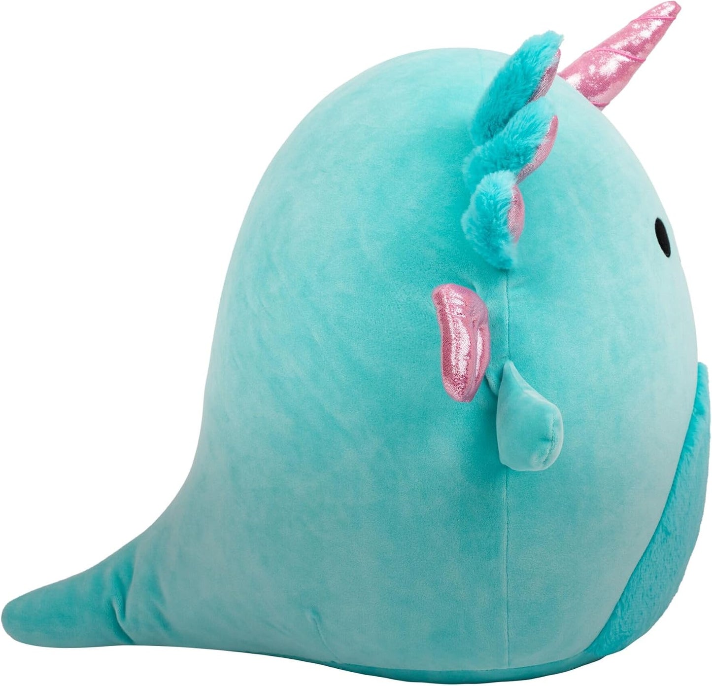 Squishmallows Original de 14 Polegadas – Bellamy, o Axolote-Alicórnio Verde-Azulado com Detalhe Brilhante