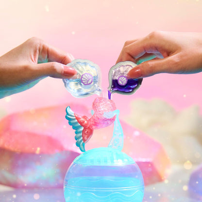 L.O.L. Surprise! Mermaids Makeover Magic Tots – Gloss labial "faça você mesmo" para usar (você e sua boneca), misture e crie maquiagem, diversão com água, 6 bonecas para colecionar – para crianças a partir de 4 anos.