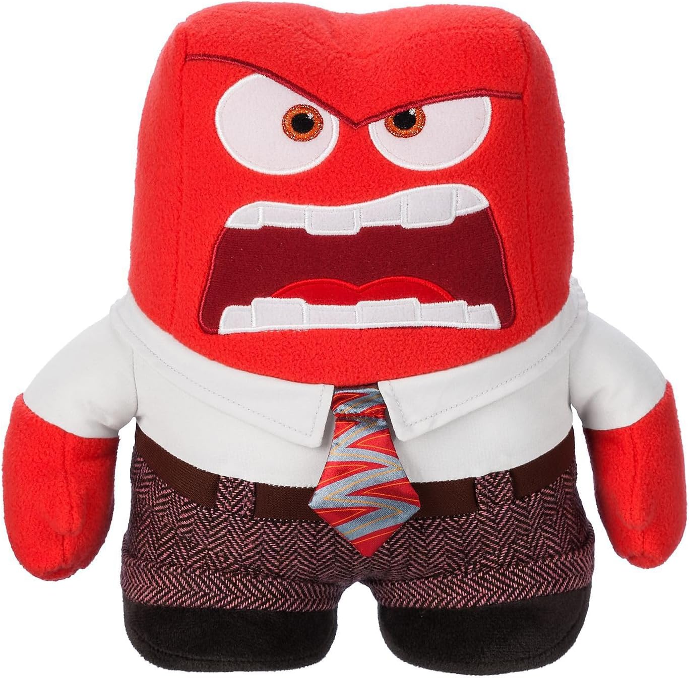 Disney Store Brinquedo macio oficial Anger, Inside Out 2, 25 cm/9,8”, figura de personagem de pelúcia pequena e fofinha para crianças, adequada para idades 0+