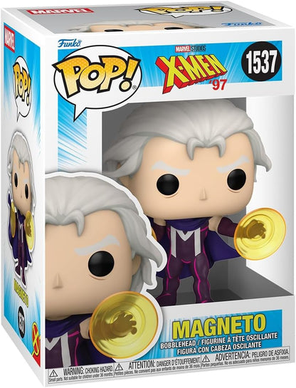 Funko Pop! Marvel: X-Men'97 - Magneto - Figura de vinil colecionável - Ideia para presente - Produtos oficiais - Brinquedos para crianças e adultos - Fãs de quadrinhos - Figura modelo para colecionadores e exposição