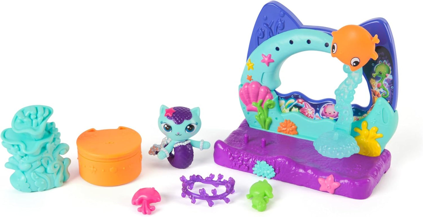 Gabby's Dollhouse: O Filme, Varanda do Aquário do Mercat, com Figura de Brinquedo e acessórios para casa de bonecas, Brinquedos Infantis para Meninas e Meninos a partir de 3 Anos