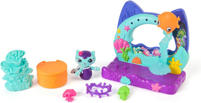 Gabby's Dollhouse: O Filme, Varanda do Aquário do Mercat, com Figura de Brinquedo e acessórios para casa de bonecas, Brinquedos Infantis para Meninas e Meninos a partir de 3 Anos