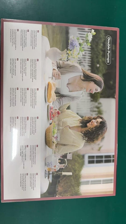 Bomba tira-leite Momcozy M6, estilo móvel, com viva-voz, bomba de amamentação vestível, ritmo ideal para mais leite, flange DoubleFit, mais adequada e discreta com 3 modos e 9 níveis, 24 mm (2 unidades, vermelho aconchegante)