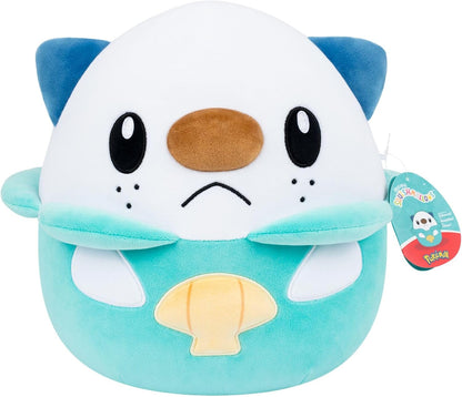 Squishmallows Pelúcia Original Pokémon Oshawott de 10 Polegadas | Pelúcia Oficial Jazwares Ultramacia (Tamanho Médio)