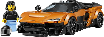 LEGO Speed Champions McLaren W1 Supercar - Kit de Modelo de Carro com Minifigura Colecionável de Piloto - Ideia de Presente de Aniversário para Meninos a partir de 9 Anos e Fãs de Automobilismo - 77257