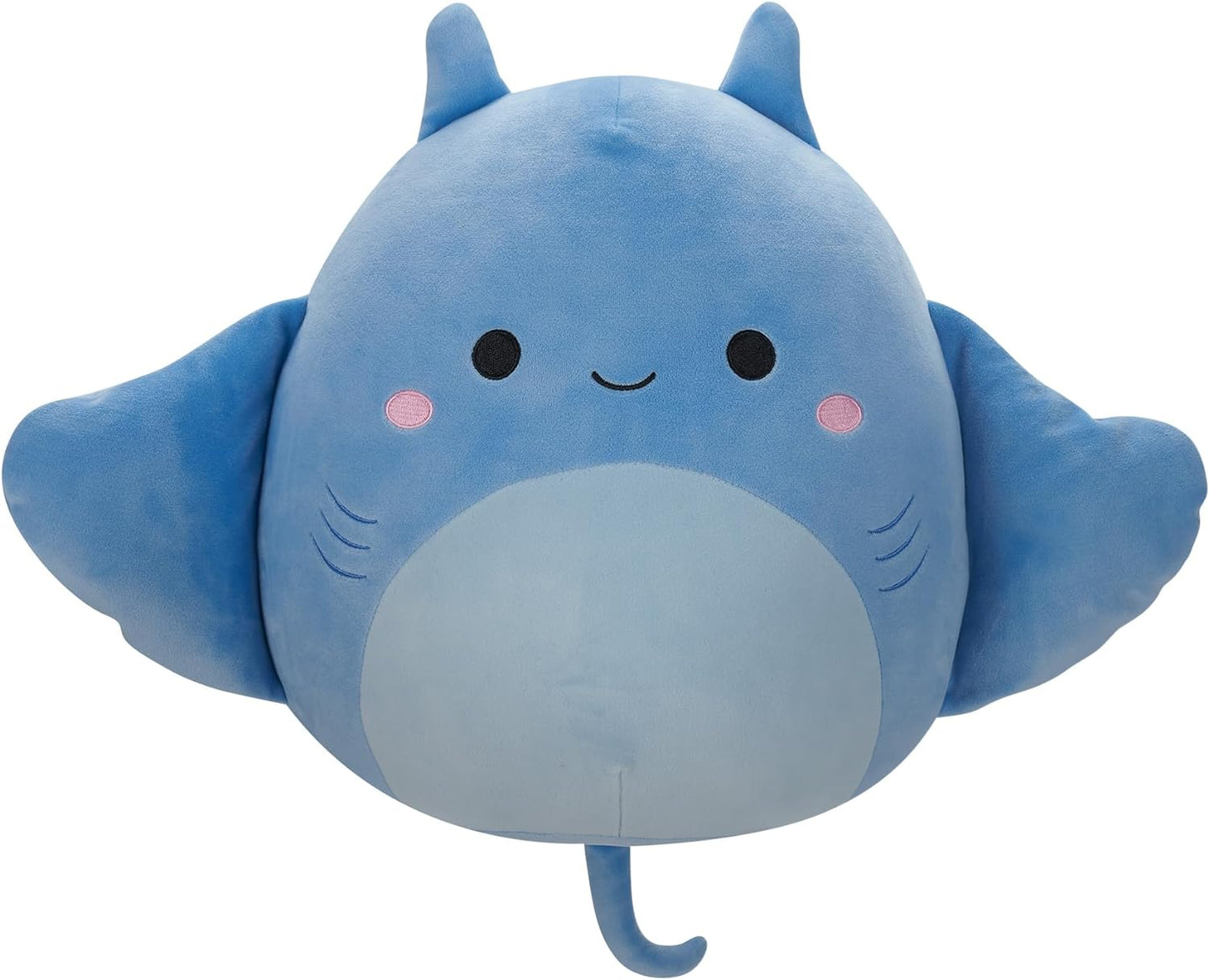 Squishmallows SQCR05429 Mantarraya azul de 12 pulgadas de lujo, multicolor