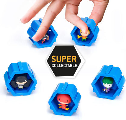 UAU! COISAS - Nano Pods DC Surprise Colecionável Conectável | Figura de Super-herói Acoplada a um Pod Conectável | Brinquedos para Crianças e Adultos | Colecione e Conecte Onda 1