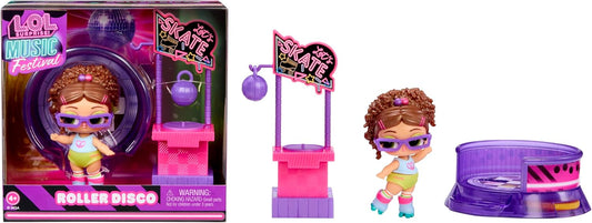L.O.L. Surprise! Music Festival Furniture Packs – Conjunto de Móveis Colecionável com Boneca Exclusiva e Acessórios, 4 Modelos para Colecionar, Para Crianças a Partir de 4 Anos