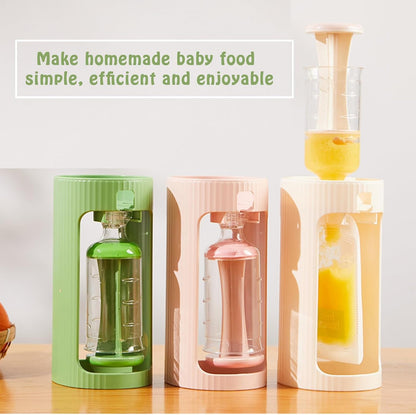 PandaEar Estação de aperto para armazenamento de papinhas em sachê, máquina de encher sachês com 10 unidades, estação de enchimento para bebês e crianças pequenas.