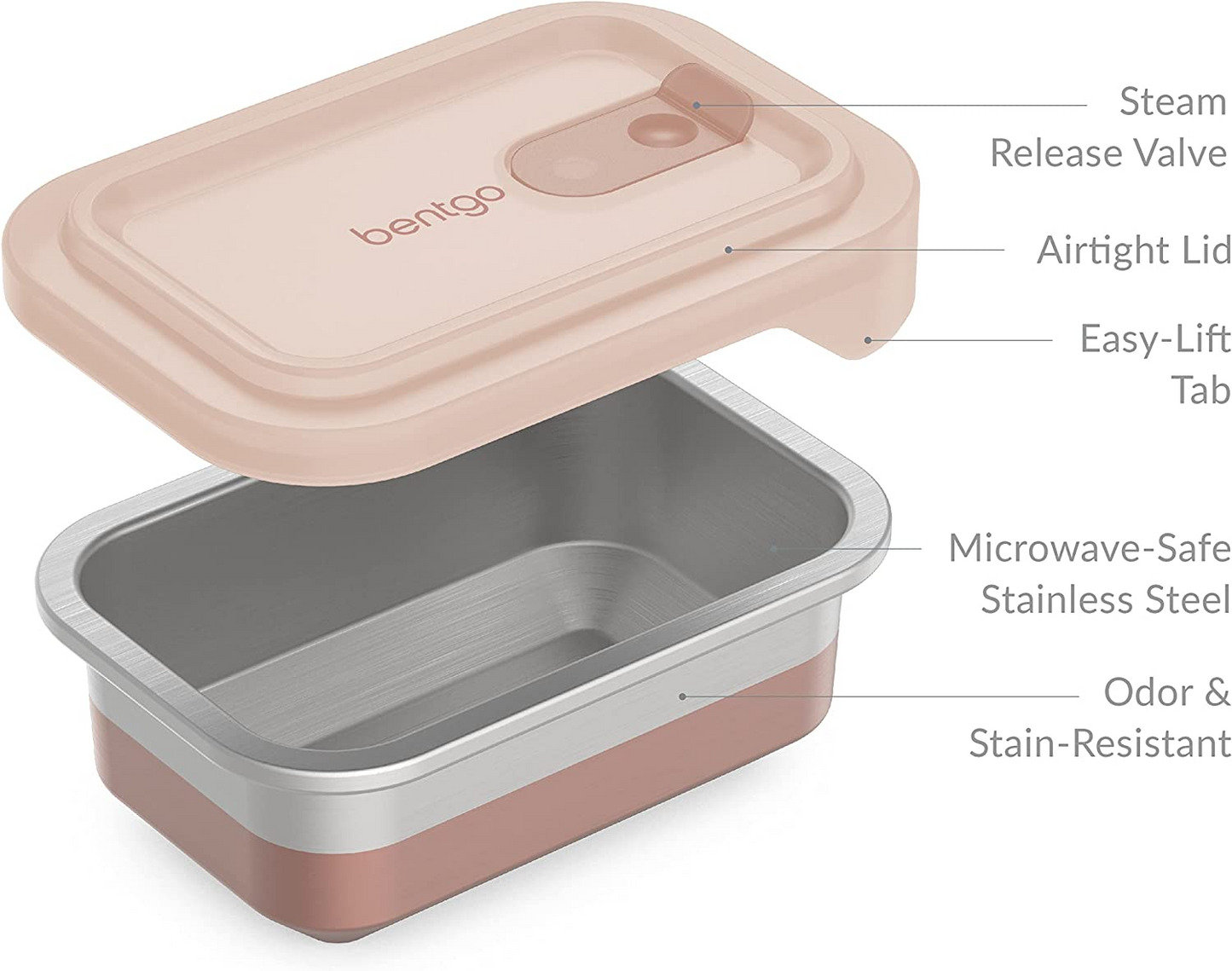 Bentgo MicroSteel™ Heat & Eat Container - Recipiente Bento Box Lancheira