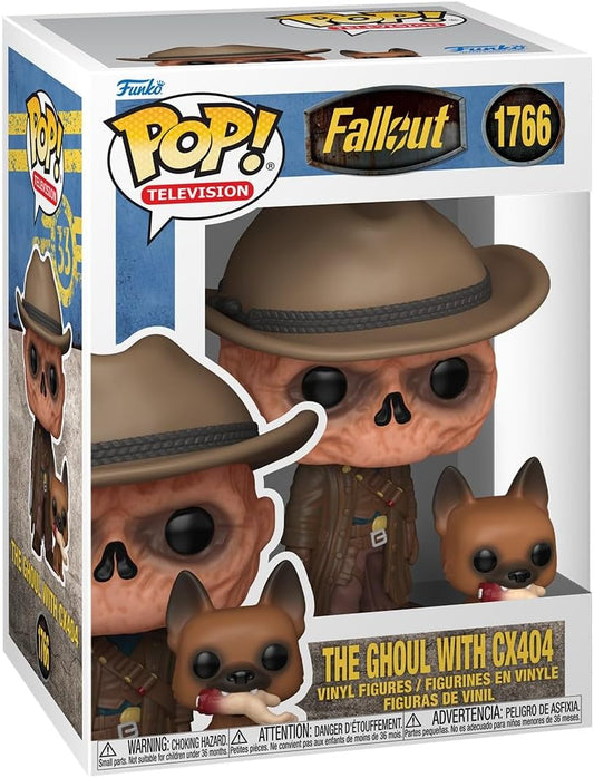 Funko Pop! & Buddy: Fallout – Ghoul & CX404 - Fallout (TV) - Figura de vinil colecionável - Ideia de presente - Produtos oficiais - Brinquedos para crianças e adultos - Fãs de TV - Figura modelo para colecionadores e exibição