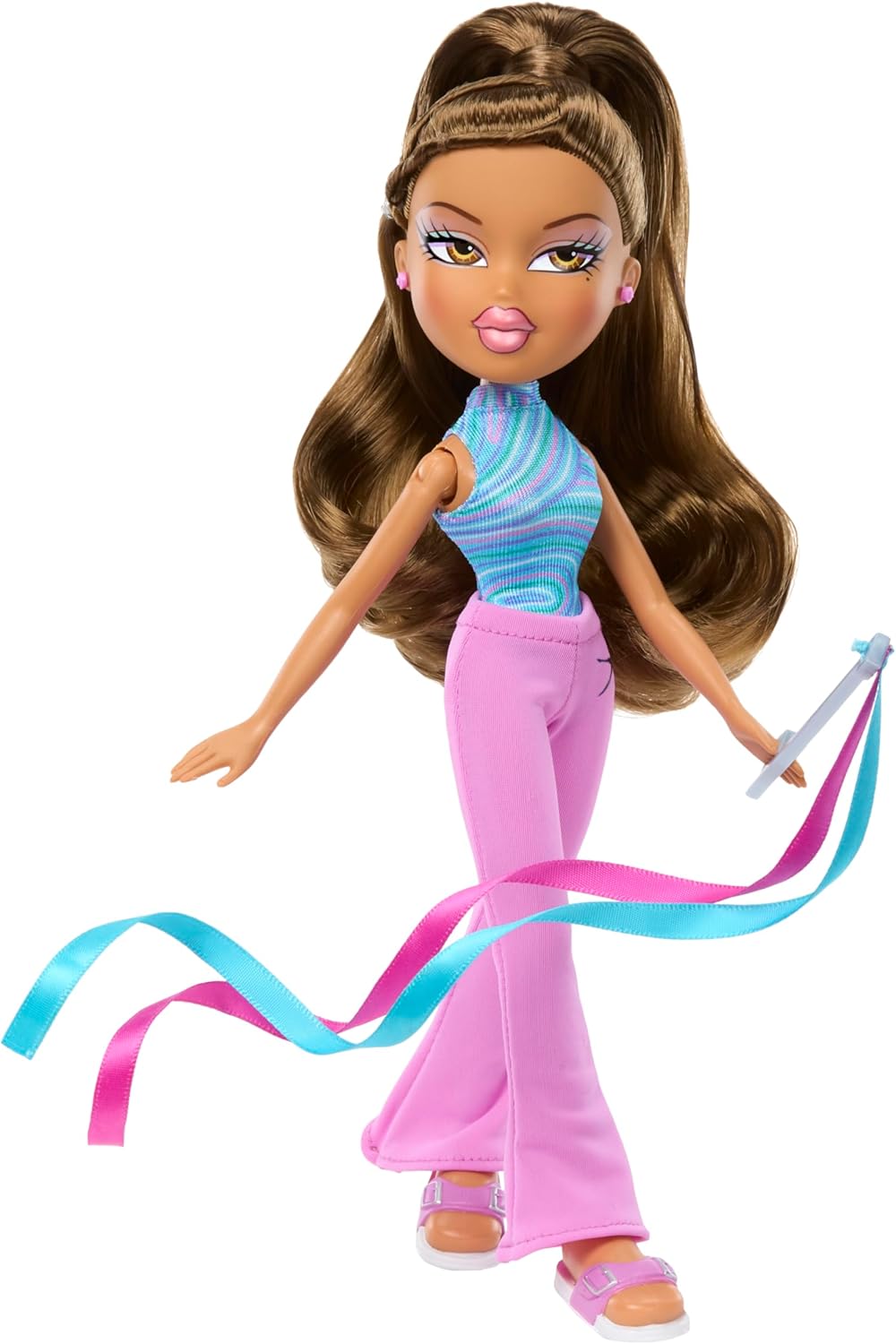 Bratz Boneca Play Sportz Yasmin Ginástica Fashion com Acessórios