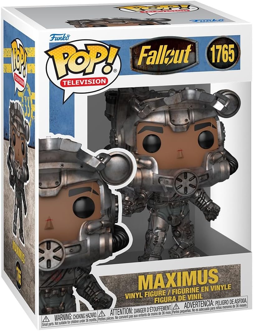 Funko Pop! TV: Fallout – Maximus - Chances de 1/6 para variante rara de Chase - Fallout (TV) - Figura colecionável de vinil - Ideia para presente - Produtos oficiais - Brinquedos para crianças e adultos - Fãs de TV