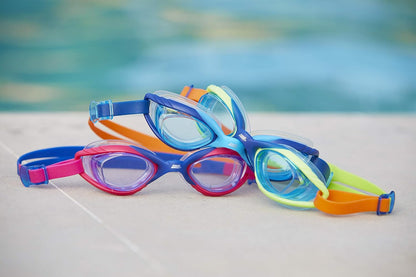 Zoggs Óculos Kids Sonic Air Junior com proteção UV e antiembaçante, óculos de natação de 6 a 14 anos