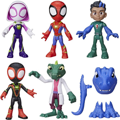 Pacote de Coleção de Dinossauros SAF do Homem-Aranha e seus Incríveis Amigos