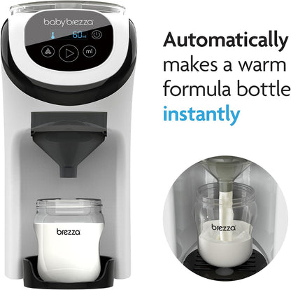 Baby Brezza Preparador de Fórmula Formula Pro Mini – Máquina compacta e portátil para preparar mamadeiras, ideal para espaços pequenos e viagens – Prepara a mamadeira perfeita para o seu bebê onde quer que você esteja.