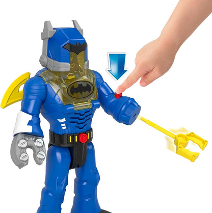Imaginext DC Super Friends Batman Brinquedos Insider & Exo Suit Robô de 30 cm com Luzes e Sons mais Figura para Crianças a partir de 3 Anos, HGX98, Multicolorido, Médio