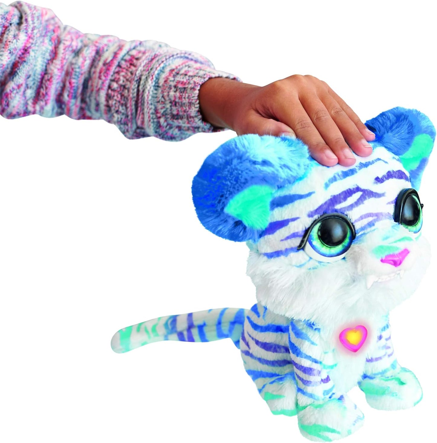 FurReal North the Sabretooth Kitty Juguete interactivo para mascotas, más de 35 combinaciones de sonido y movimiento, a partir de 4 años