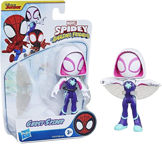 SPIDEY Y SUS INCREÍBLES AMIGOS Marvel Spider-Man and the Greatest Friends Spider-Woman Figura de acción a escala de 6 pulgadas con 1 accesorio para niños de 3 años en adelante