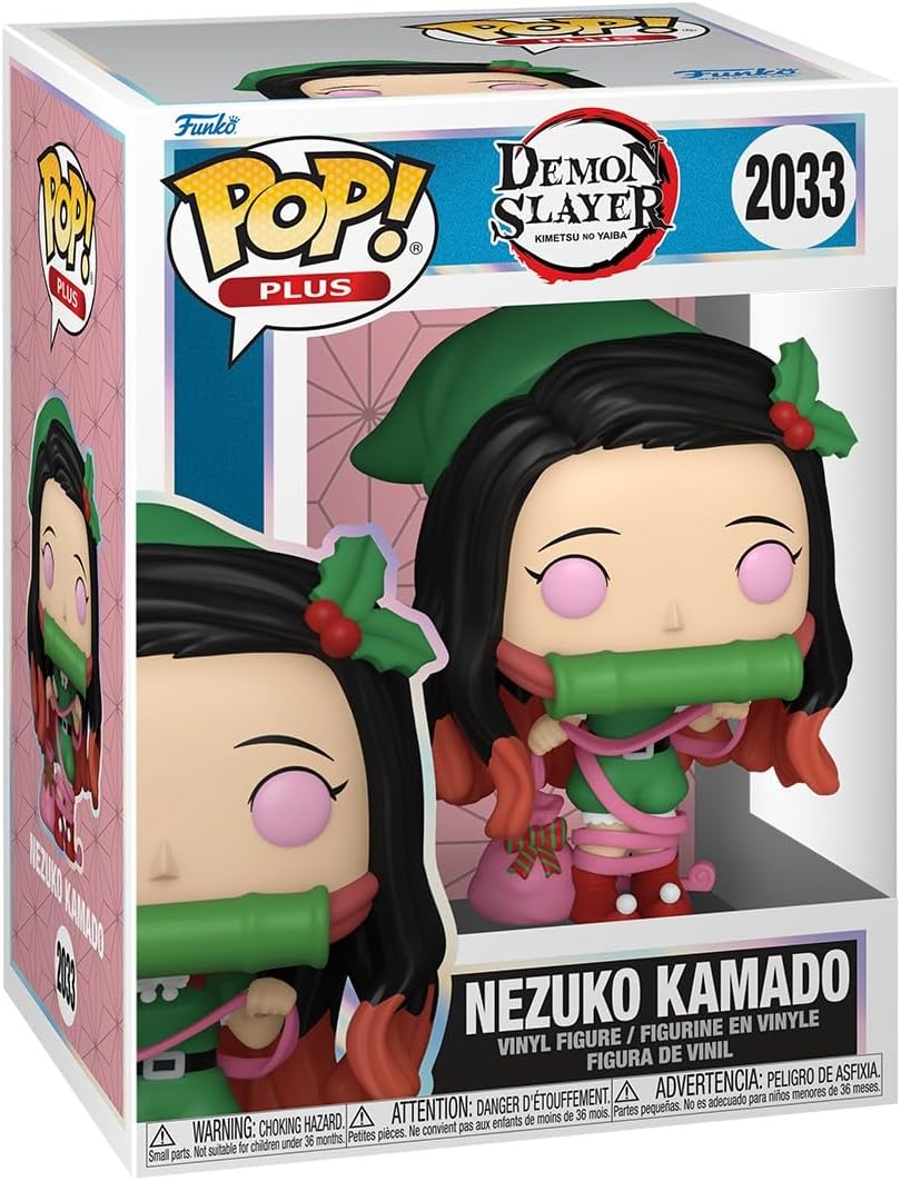 Funko Pop! Plus: Demon Slayer - Nezuko Kamado - (Holi) - Figura colecionável de vinil - Ideia para presente - Produtos oficiais - Brinquedos para crianças e adultos - Fãs de anime - Figura modelo para colecionadores e exposição