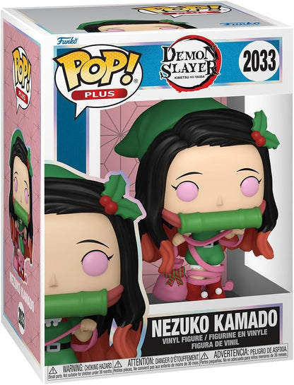 Funko Pop! Plus: Demon Slayer - Nezuko Kamado - (Holi) - Figura colecionável de vinil - Ideia para presente - Produtos oficiais - Brinquedos para crianças e adultos - Fãs de anime - Figura modelo para colecionadores e exposição