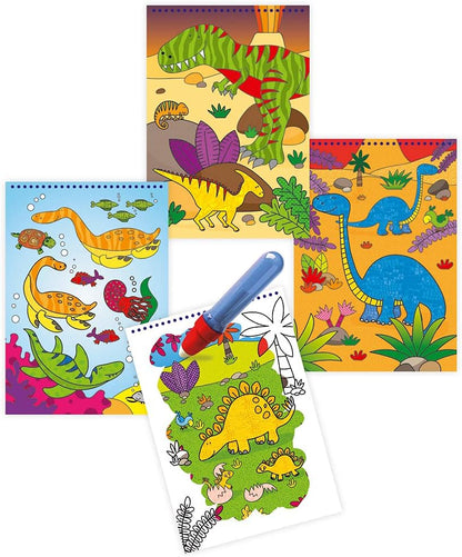 Galt Toys, Water Magic - Dinossauros, Livros de colorir para crianças a partir de 3 anos