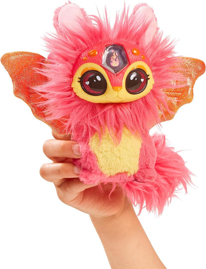 Magic Mixies Caldeirão mágico de fogo surpresa de gema mágica - revele um mixie de pelúcia não eletrônico e um anel mágico com uma revelação pop-up do caldeirão efervescente