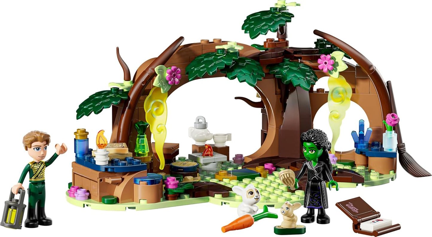 LEGO Refúgio da Elphaba Malvada - Brinquedo de Construção na Floresta com 2 Mini Bonecas e 2 Figuras de Animais, além de Acessórios - Presente para Meninas a partir de 7 Anos e Fãs do Filme - 75687