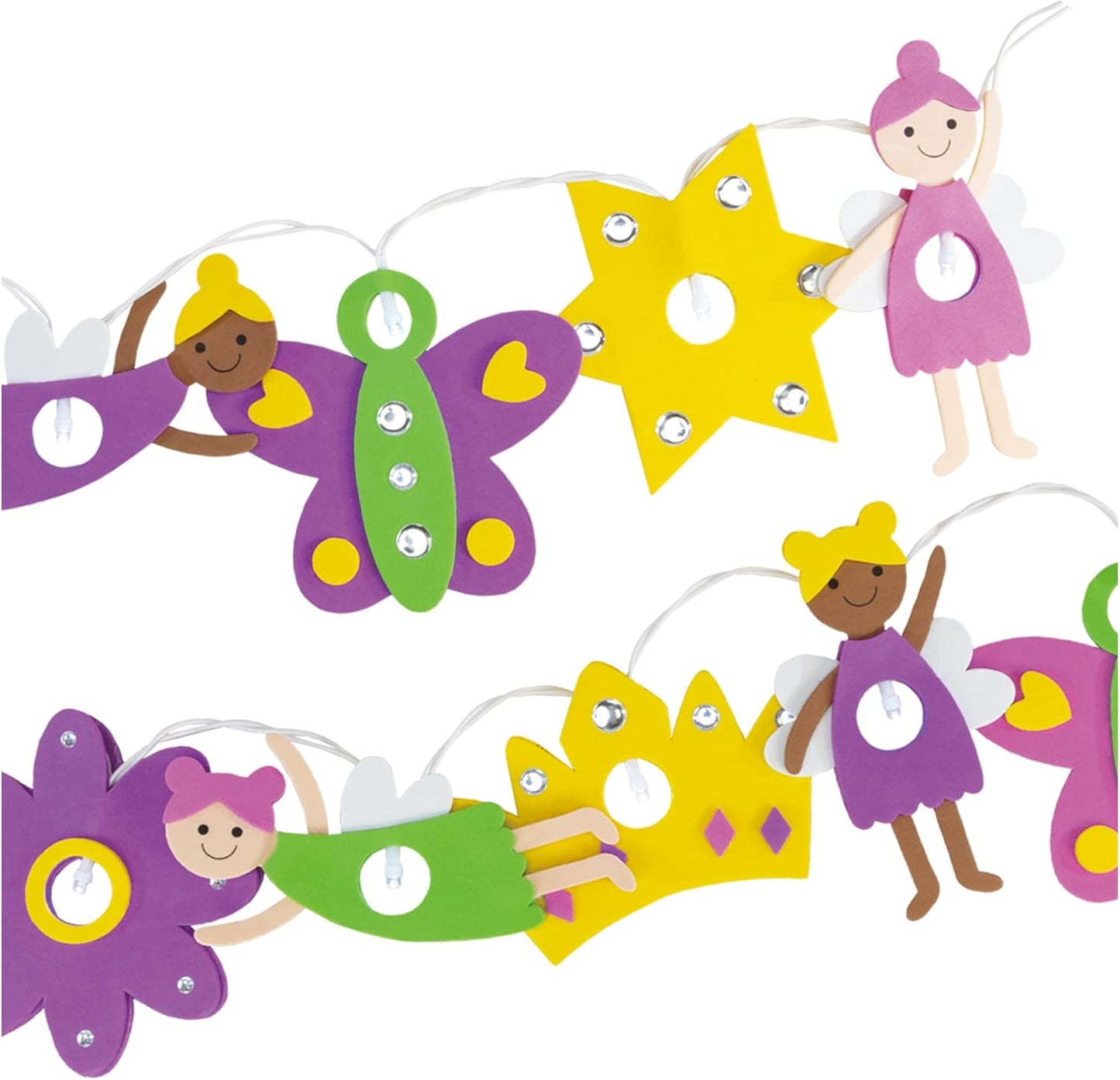 Galt Toys Dino Lights Origami LED Dinosaur Creative Craft Kit, Galt, Luzes de Fada, Kits de Artesanato para Crianças, Idades 5 Anos Acima, Médio, Galt Luzes de Flores - Conjunto de Artesanato e Artesanato Infantil Creative Cases